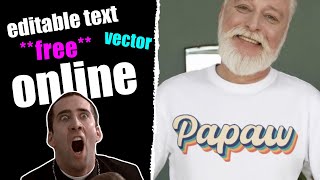 How to make retro groovy t-shirt design FREE online