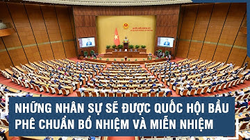 Những nhân sự sẽ được Quốc hội bầu, phê chuẩn bổ nhiệm và miễn nhiệm tại kỳ họp bất thường lần thứ 8