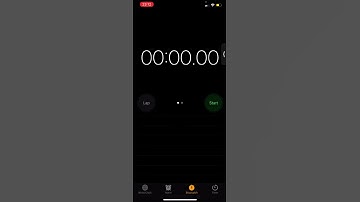 FASTEST START STOP ON STOPWATCH (IPHONE)
