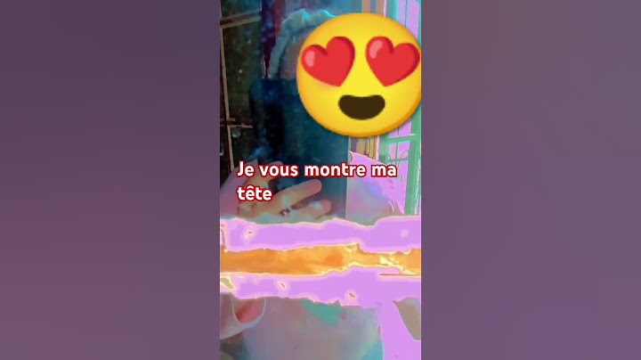 je vous montre ma tête 😍