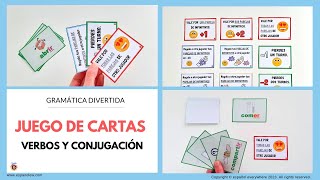 JUEGO DE CARTAS Verbos y conjugación para la clase de español