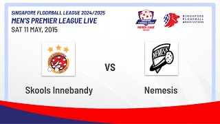 Skools Innebandy - Nemesis | SFL 24/25 Men's Premier League LIVE #INNENEM #SFL24