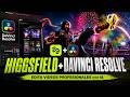 HIGGSFIELD + DAVINCI RESOLVE: EDITA y GENERA VIDEOS CON IA MUY PROFESIONALES