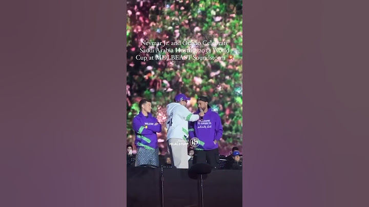 نيمار : "أنا سعيد لوجودي في السعودية وكأس العالم 2034 سيكون رائعًا". 💚