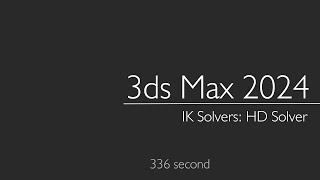 3ds Max 2024: HD Solver