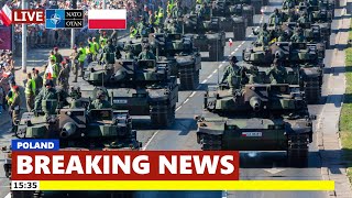 Poland deployed K2 Black Panther tanks from South Korea to defend the Belarus border with Russian