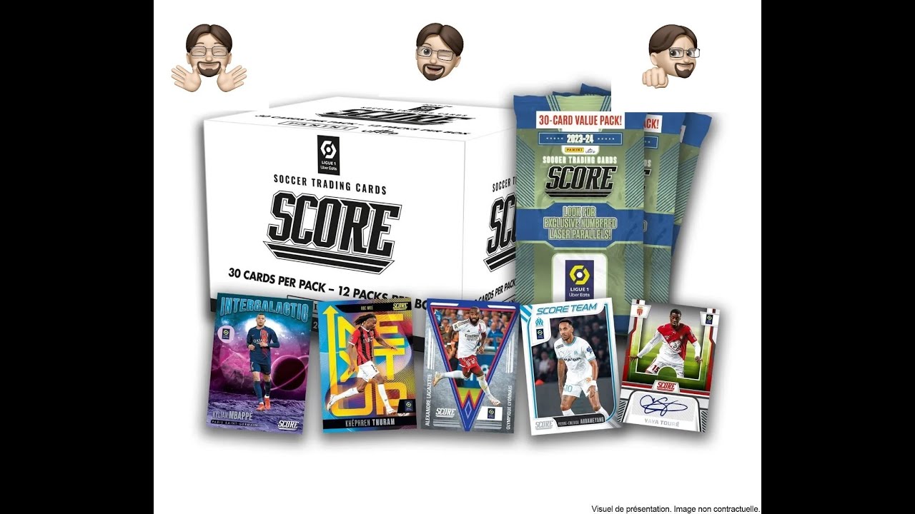 Break / ouverture 1 box / boite Fat Packs 2023-24 PANINI SCORE LIGUE 1 😎 1 nice numbered AUTO !!!