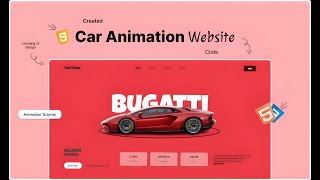 Create a Car Animation Website | HTML CSS JS Beginner Tutorial