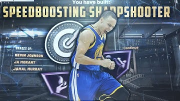 NBA 2K21 OVERPOWERED SPEEDBOOSTING SHARP FROM 2K17 REINCARNATED BEST BUILD HOF SHOOTING BADGES