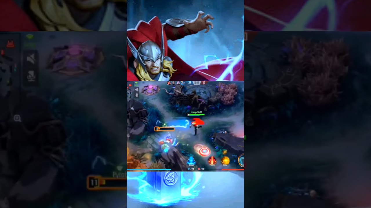 Marvel super war/ Thor vs Hulk /