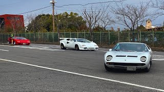 【搬入】6x STO, 4x SVJ, 3x Countach, 3x Diablo, 2x Ultimae, 1x Miura @ Lamborghini Day Japan 2023