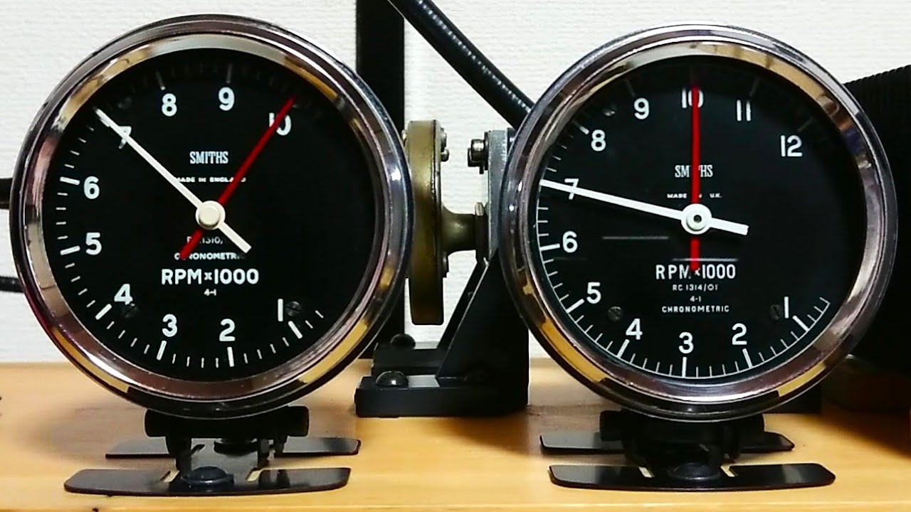 10K VS 12K】SMITHS Chronometric Tell Tale Rev Counter Tachometer