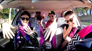 GLITTER IN THE CAR A/C  Painting a Car With Nail Polish  OUTTAKES ft. Threadbanger