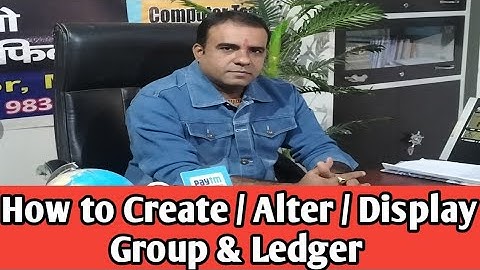 How to Create Group & Ledger ! #shortsfeed #shortvideo #youtubeshorts #tally #tallyerp9