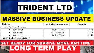 trident share news/ TRIDENT LTD LATEST NEWS/ trident ltd latest news/ trident ltd share analysis