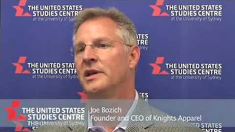 Joe Bozich on the success of his ethical clothing ...