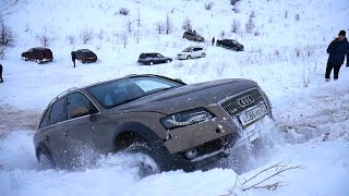 РАЗБИЛ НО ПОБЕДИЛ. ЛЕГКОВЫЕ против ВНЕДОРОЖНИКОВ. SUBARU, AUDI Q7, PRADO, НИВА, DUSTER, BMW X5.