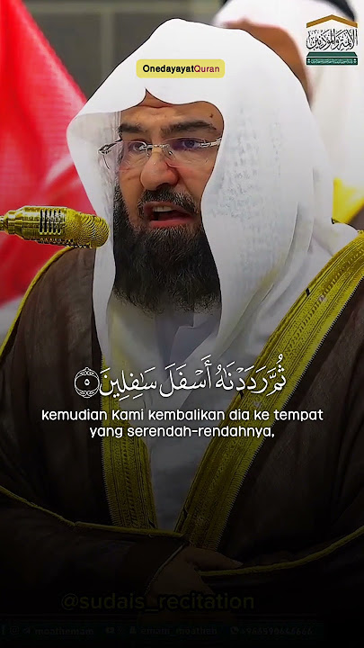 surah at-tin | syekh Abdurahman sudais سورة التين #quran #onedayayatquran #القرآن_الكريم