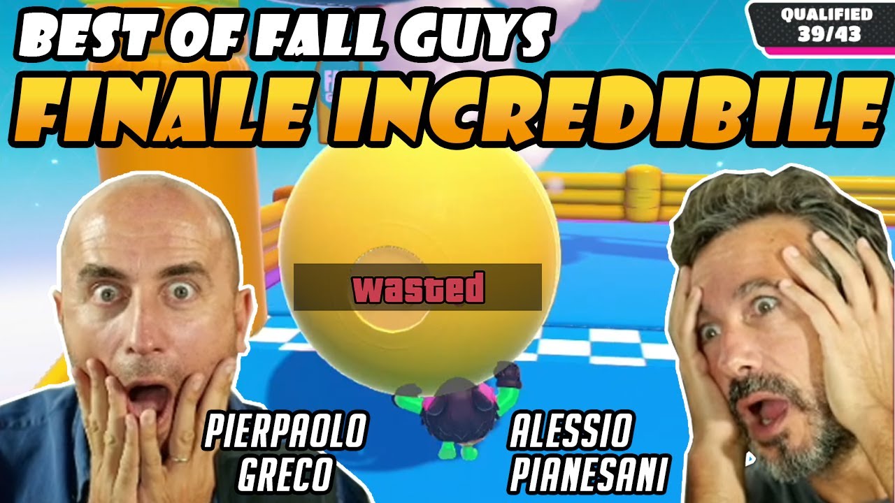 Alessio e Pierpaolo giocano a Fall Guys con un FINALE AL CARDIOPALMA