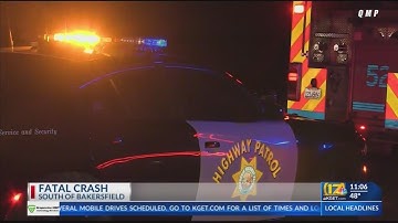 1 dead in crash south of Bakersfield