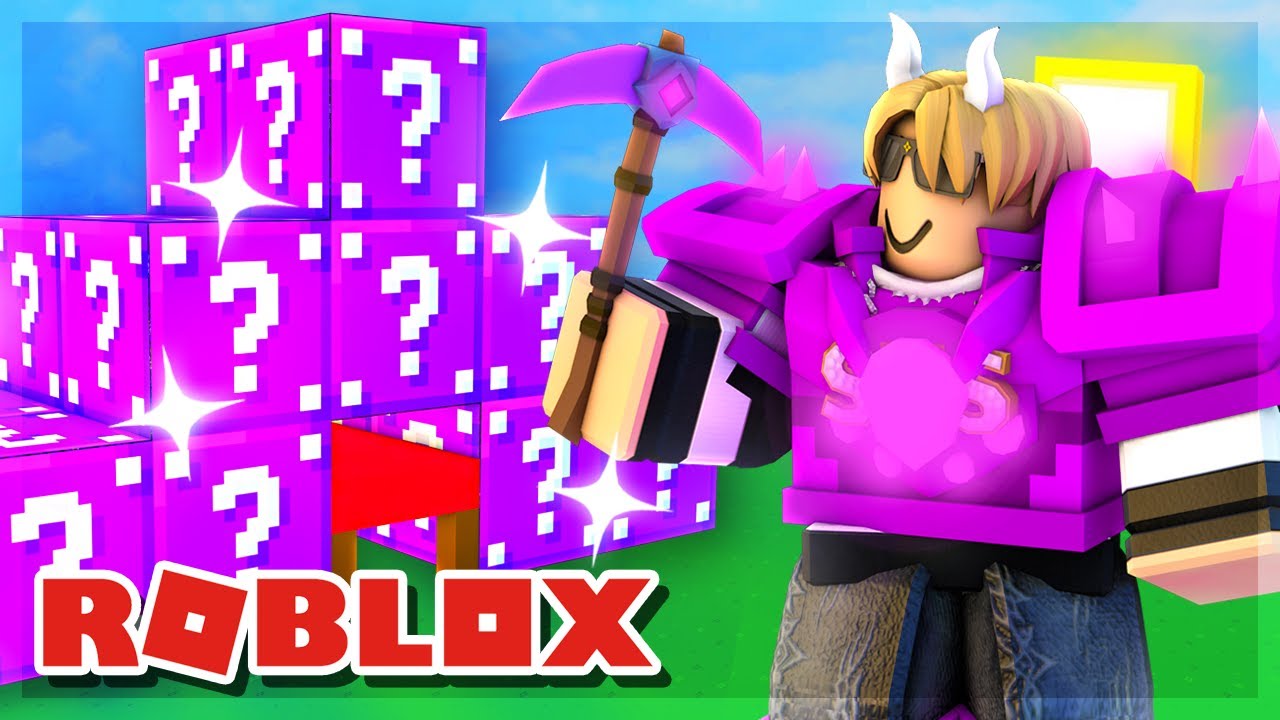 LUCKY BLOCK BED DEFENSE CHALLENGE V2! Roblox Bedwars YouTube