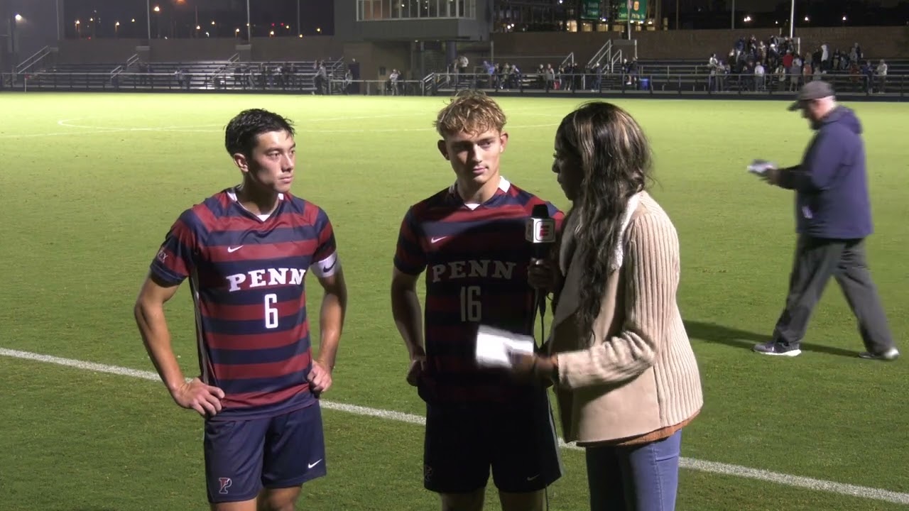 NBC Sports & ESPN : Postgame Interview for Penn Men's Soccer vs Columbia- September 2024