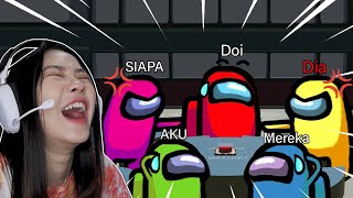 CARA BARU MAIN AMONG US! GABOLEH SEBUT WARNA DAN NAMA! FT. JESS, KELVIN, BKEN, OLIV, DLL screenshot 4