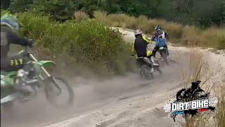 Dirt bike practice sand trails in New Jersey 08/28/22