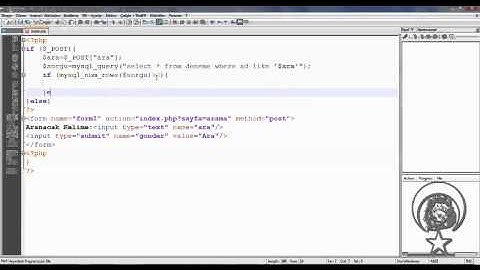 Php-Mysql veritabanı arama işlemi
