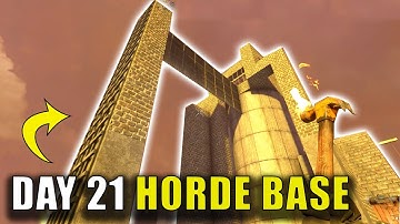 Day 21 Horde: The Desert | Layer Cake Challenge | 7 Days To Die Version 1.0 Gameplay