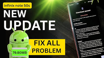 Infinix note 50S 5G New update | Infinix note 50s 5G New update android version XOS 15.1.2 79 MB