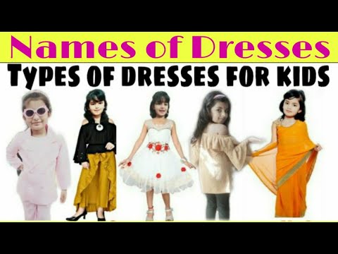 Names of dresses with picture || Dresses names in english || All ...