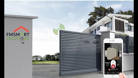 SMART GATE Automation - FMSMART Open your Gate with your Mobile Smart Phone | Alexa Fully automatic
