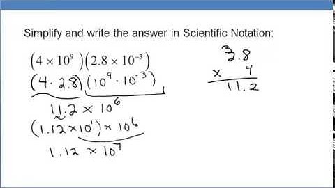 Arithmetic With Scientific Notation