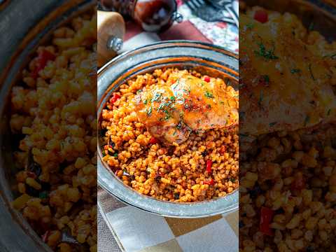 Tavuklu Patlıcanlı Tek Tencere Pilavı 😍 #yemekcom Tavuklu Patlıcanlı Tek Tencere Pilavı 😍 #yemekcom