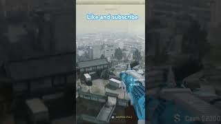 Insane throwing knife kill #cod #mw2