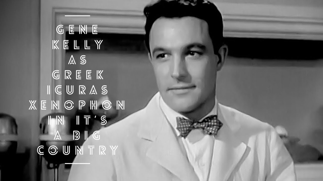 Gene Kelly as Greek immigrant Icarus Xenophon