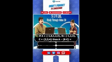 Set Theory IIT&JEE Questions  No 05 || IX Class