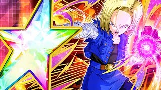 BAD BEFORE THE EZA 100% RAINBOW STAR INT ANDROID 18! (DBZ: Dokkan Battle)