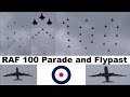 RAF 100 Parade and Flypast Highlights | 2018
