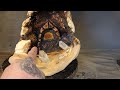 Carving A root burl - Putting it all together. Final.