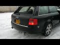 Audi S6 C5 Avant UK Longlife exhaust sound