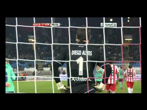 الميريا برشلونة 0 8 الهدف السابع ميسي 20 11 2010