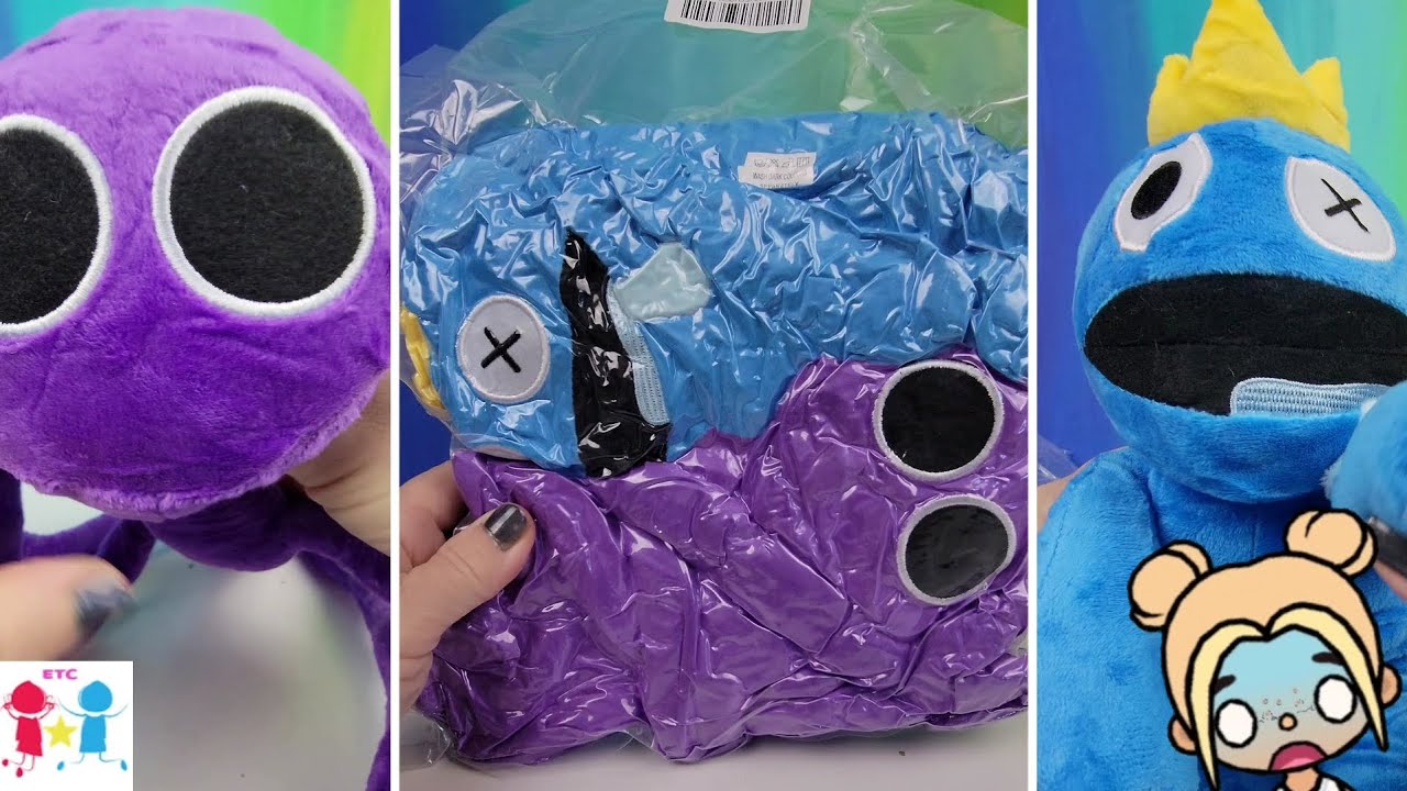 Rainbow Friends Plush IRL! Blue or Purple?, Roblox