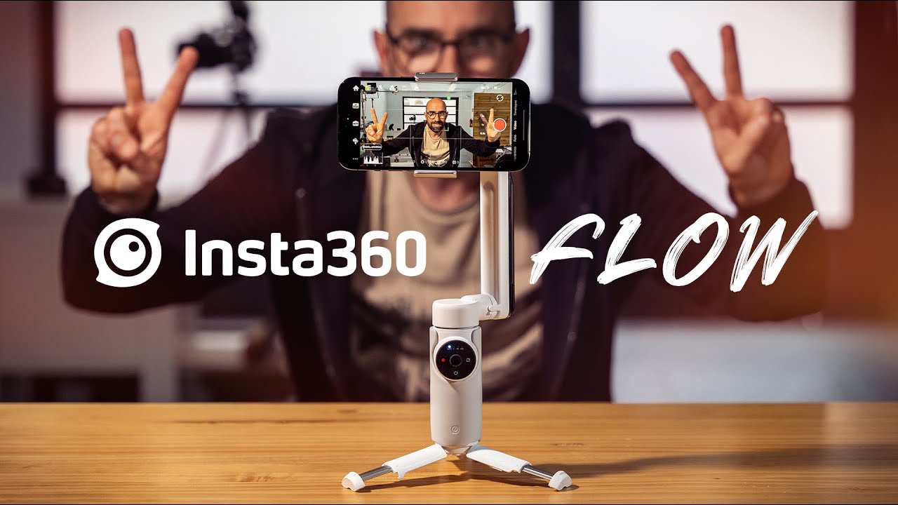 Insta360 Flow - El Estabilizador Impulsado por IA, Gimbal para Móviles con  Seguimiento, Estabilización de 3 Ejes, Selfie Stick y Trípode Incorporados