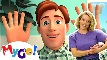 Peek A Boo | MyGo! Sign Language For Kids | CoComelon - Nursery Rhymes | ASL