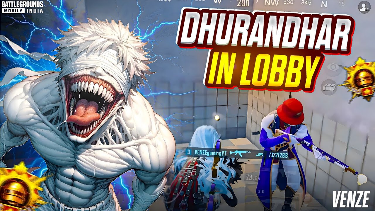 This Lobby Was Not Safe 😈 | Dhurandhar BGMI Intense Fight 