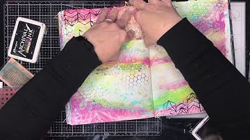 Interactive art journal page: Home is beautiful