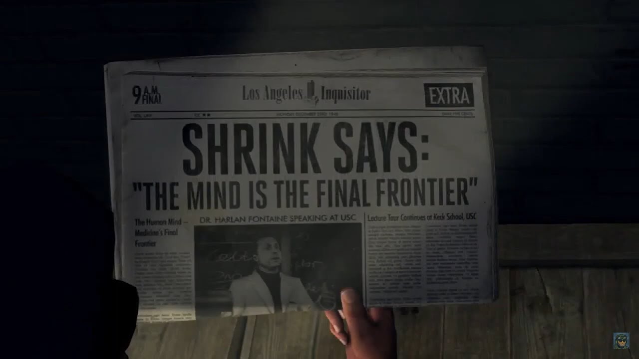 L.A. Noire Newspaper 1/13 (Remastered) YouTube