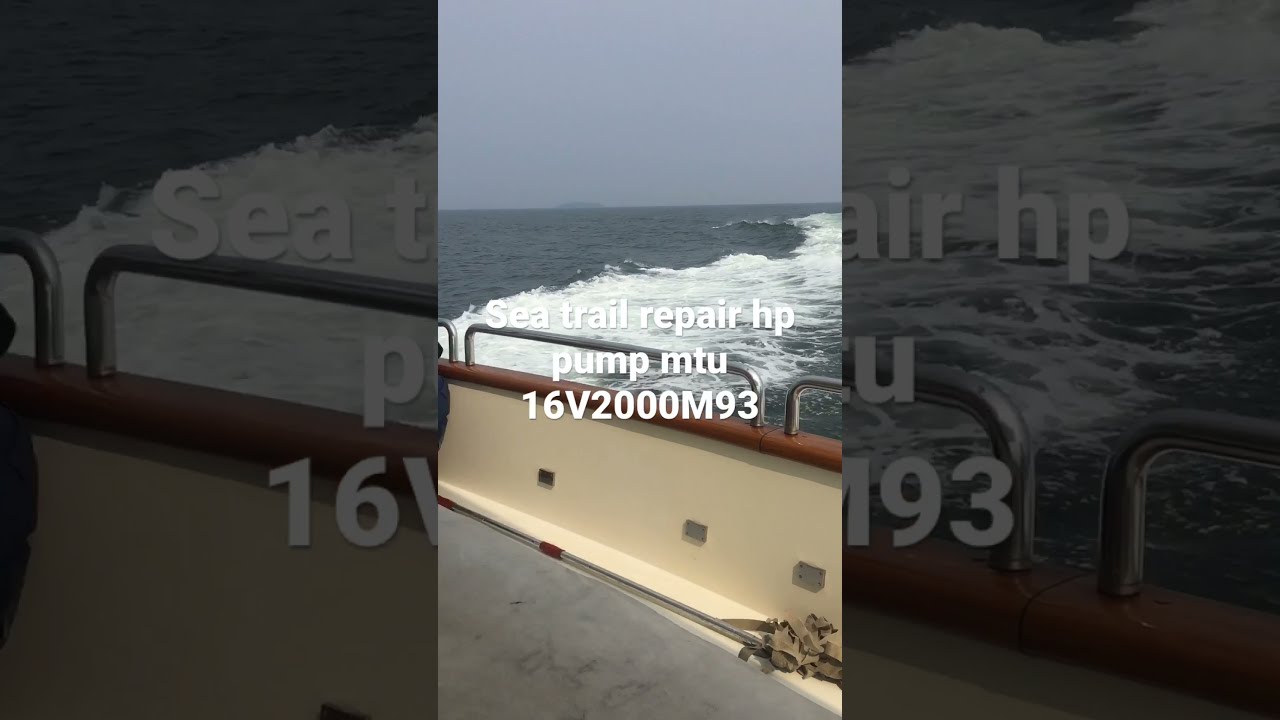 Sea trail repair Hp Pump common rail mtu 16V2000M93, High Temp Fuel Alarm